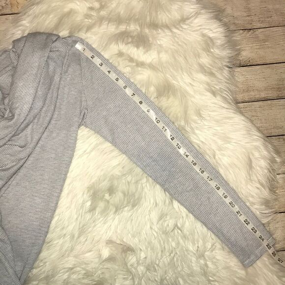 Maison Jules Cowl Neck Striped Tunic Top - Picture 7 of 7